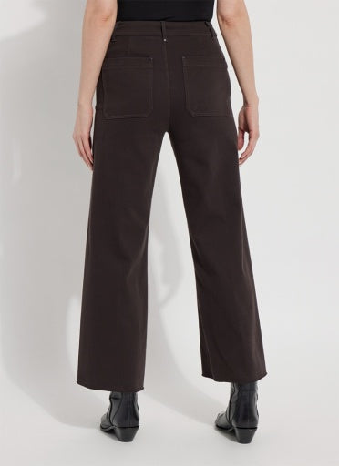 Erin Wide Leg Denim - Double Espresso - 5