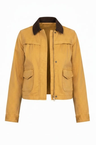 Collared Swing Jacket - Gold Rush
