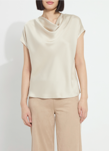 Yasmin Drape Neck Blouse