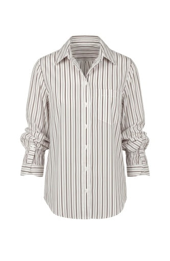 Adjustable sleeve blouse from Liverpool Jeans, featuring a stylish top with rolled-up sleeves and a relaxed fit.