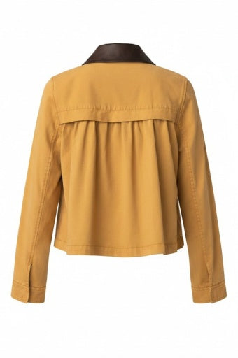 Collared Swing Jacket - Gold Rush