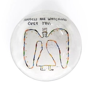 Round paperweight from Sugarboo Designs with a decorative, textured surface, perfect as a thoughtful gift.