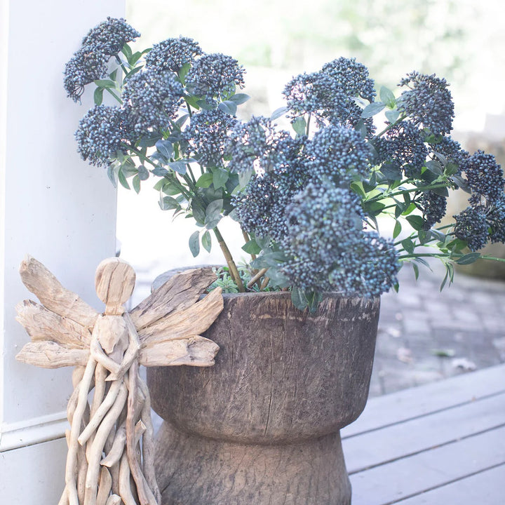 18-inch driftwood angel home decor by Sugarboo Designs, featuring a handcrafted angel figure made from natural driftwood.