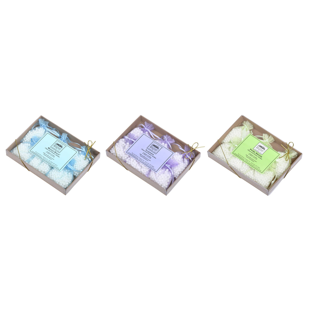 Home closet and drawer sachets by The Good Home, scented fabric fresheners to keep spaces smelling fresh and clean.