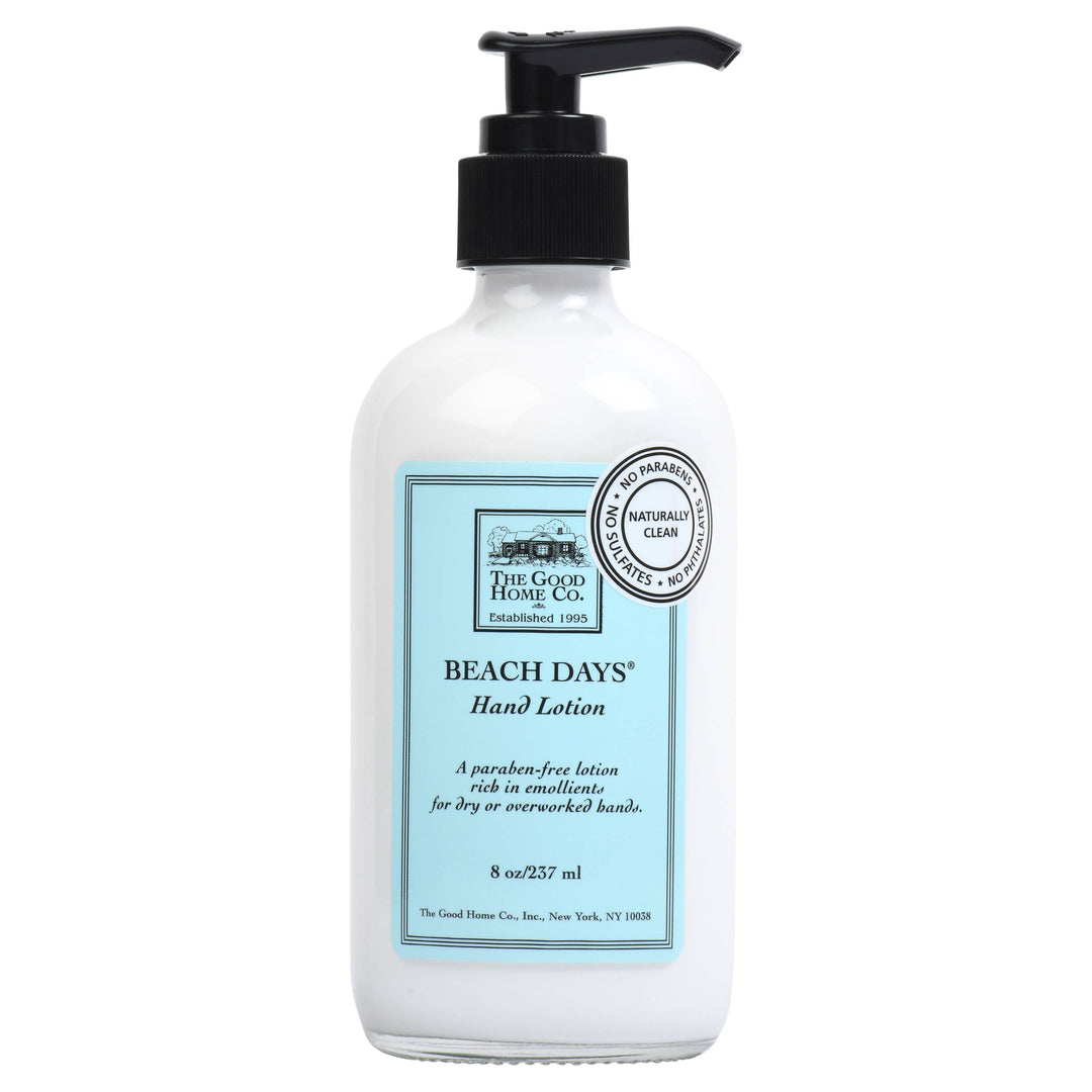 Good Home hand soap in a pump bottle, featuring a clean design and gentle formula for handwashing and hygiene.