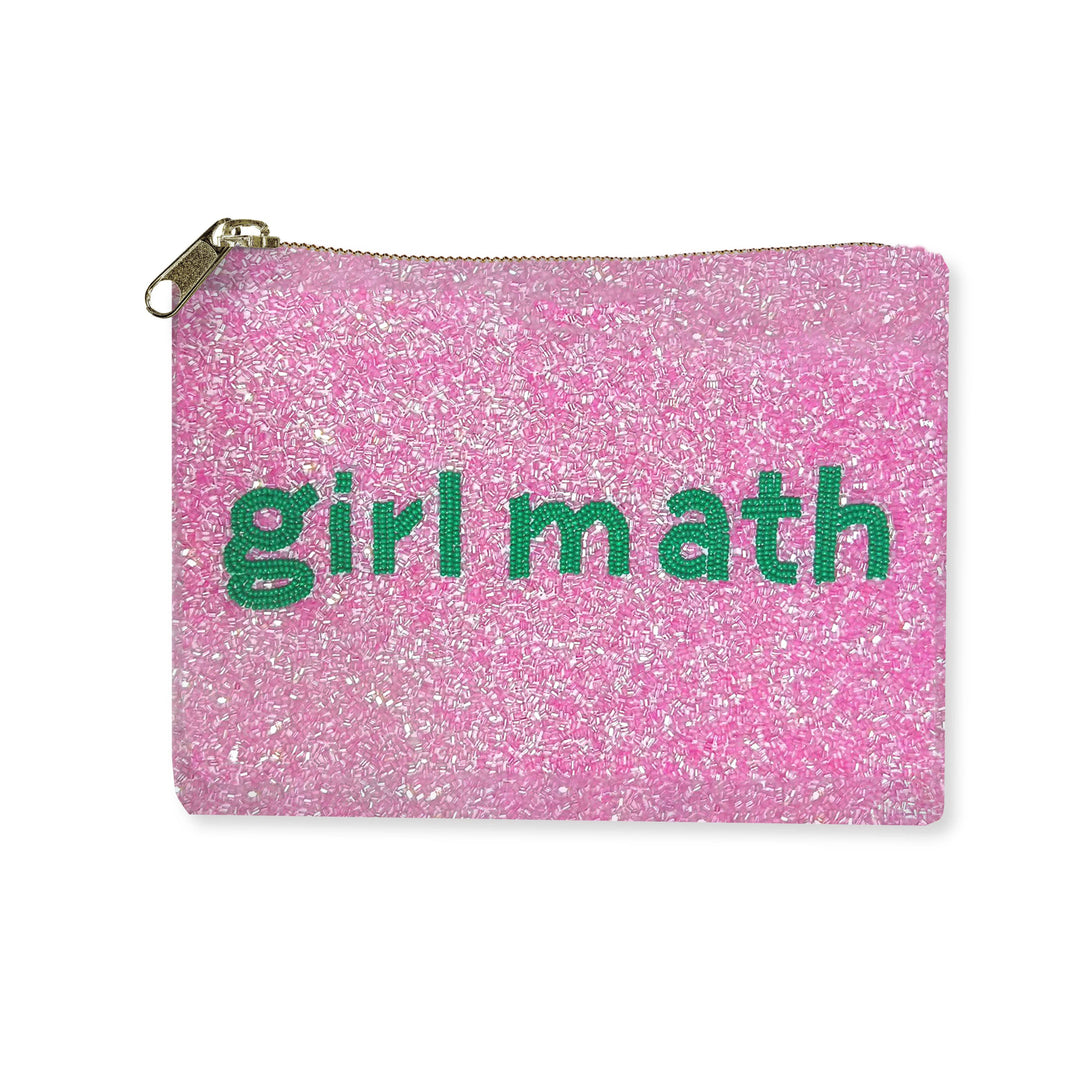 Girl Math coin purse by Toss Designs, compact accessories in vibrant colors with a playful design for everyday use