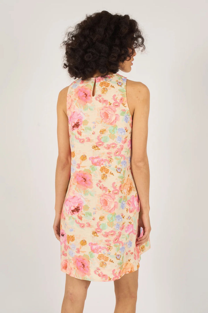 Traffic People Penny dress in pink for girls, featuring a stylish, comfortable design with a cute, vibrant pink dress.