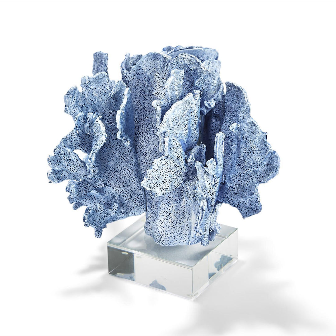 Decorative coral sculpture for home decor by Two's Company, featuring intricate coral branch design in neutral tones.