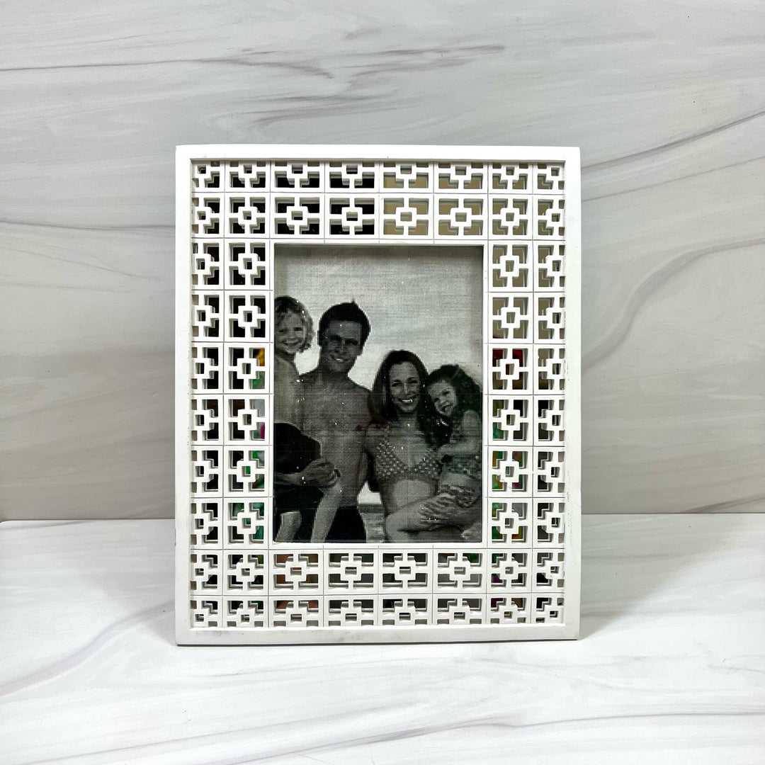 Two's Company Parker Frame in 5x7 size displaying a stylish home decor accessory with a black border and simple design.