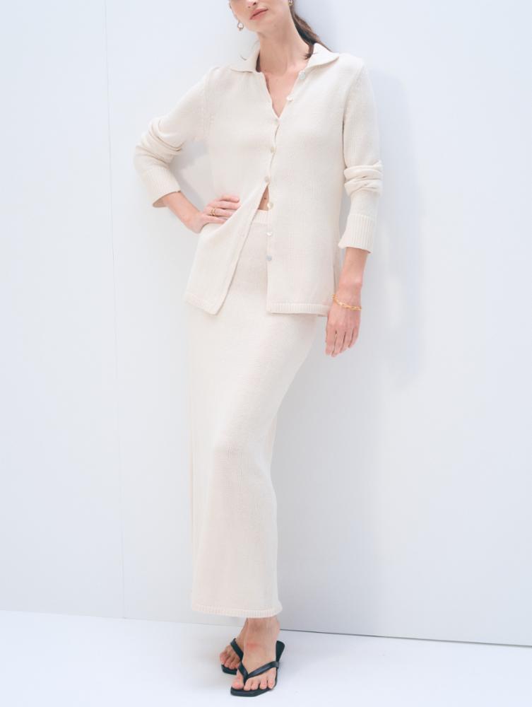 White & Warren Luxe organic cotton shirt, elegant women's top with a soft, breathable fabric and classic design.