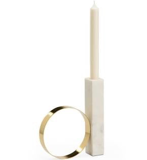 Wildwood Home Cleo Candleholder, elegant ceramic home decor piece with intricate design, suitable for mantel or table display.