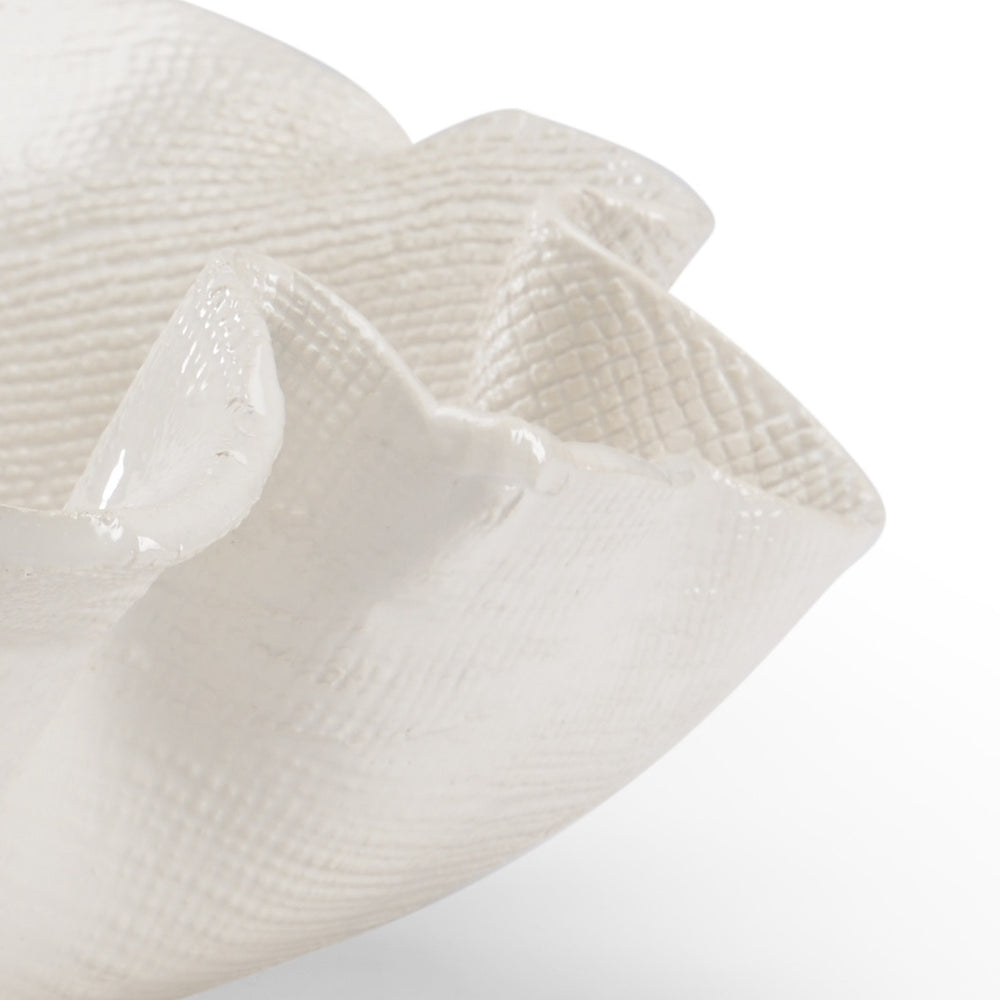 Wildwood Home freeform textured bowl with a unique, artistic design for home decor or serving.
