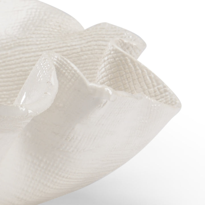 Wildwood Home freeform textured bowl with a unique, artistic design for home decor or serving.